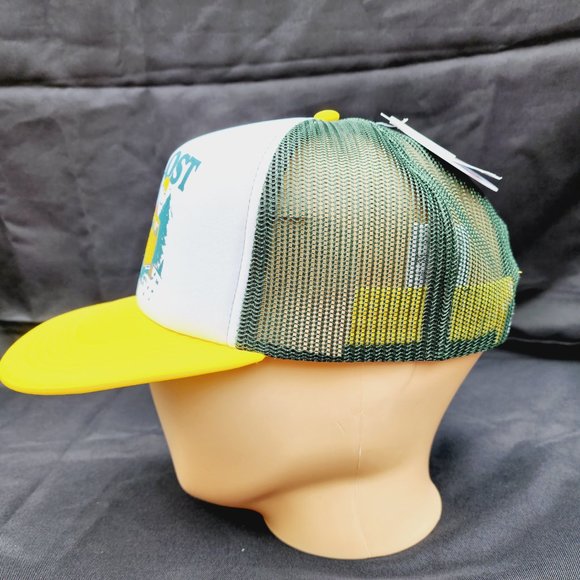 NEFF "Get Lost" Snapback & Meshback Trucker Hat Yellow &Green NWT - Picture 2 of 7